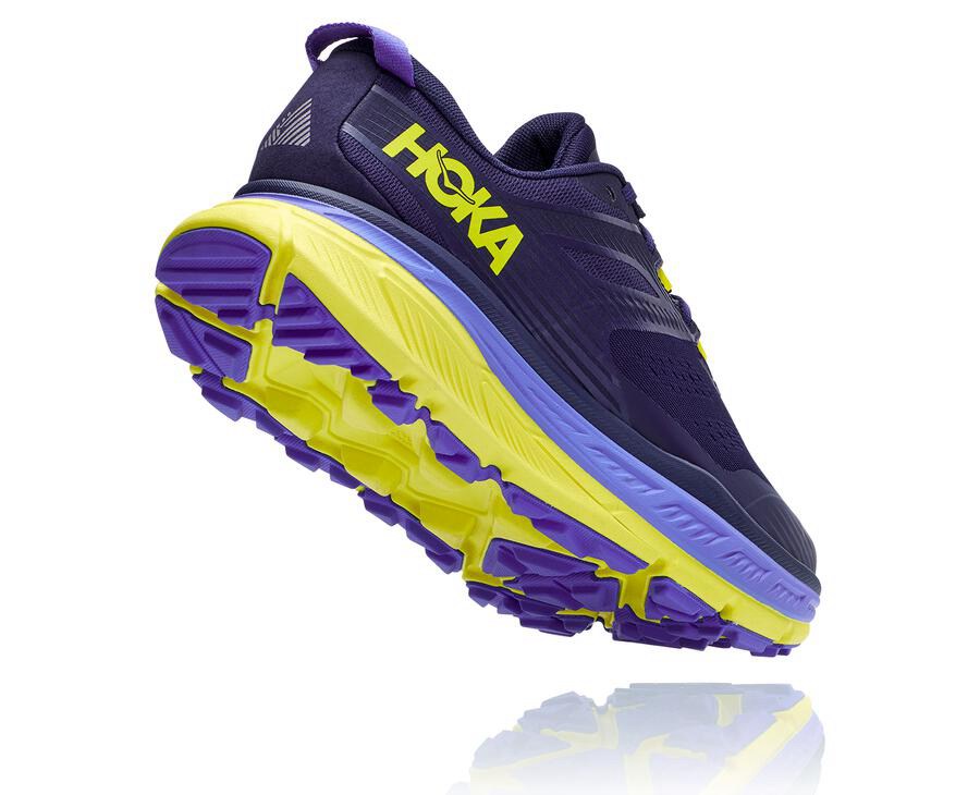 Hoka One One Trailove Tenisky Panske Modre/Zelene - Stinson Atr 6 - 90714-YSDO